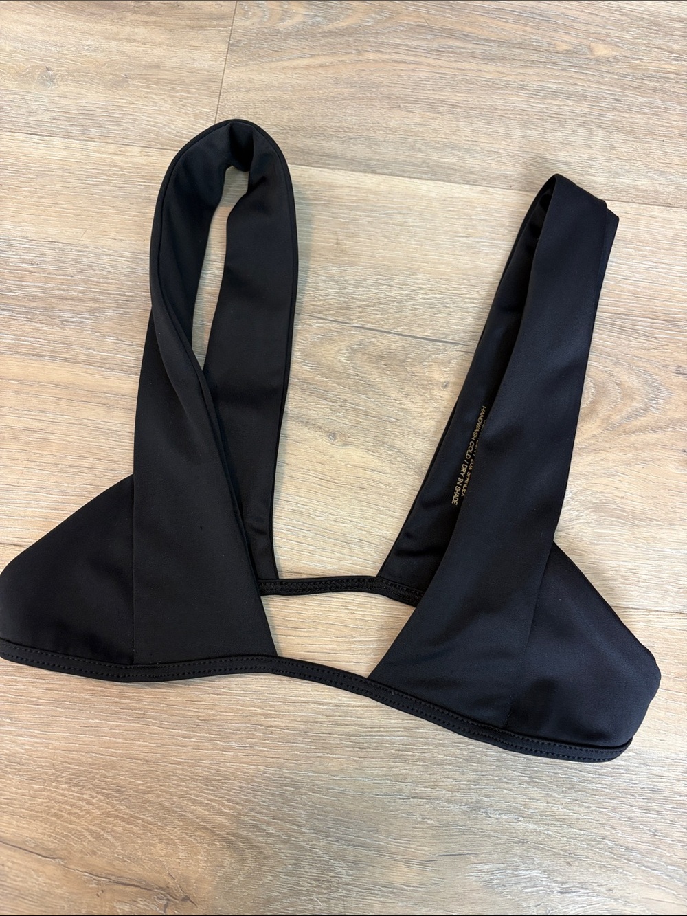 KAOHS Black Chic Triangle Bikini Top